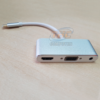 TypeC USB sang HDMI-VGA-Audio-USB 2.0 KM-V011S